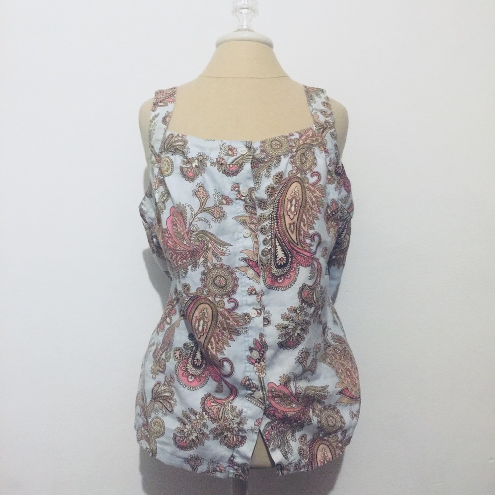 Tommy Hilfiger Women’s 18 Tank 100% Linen; lined!